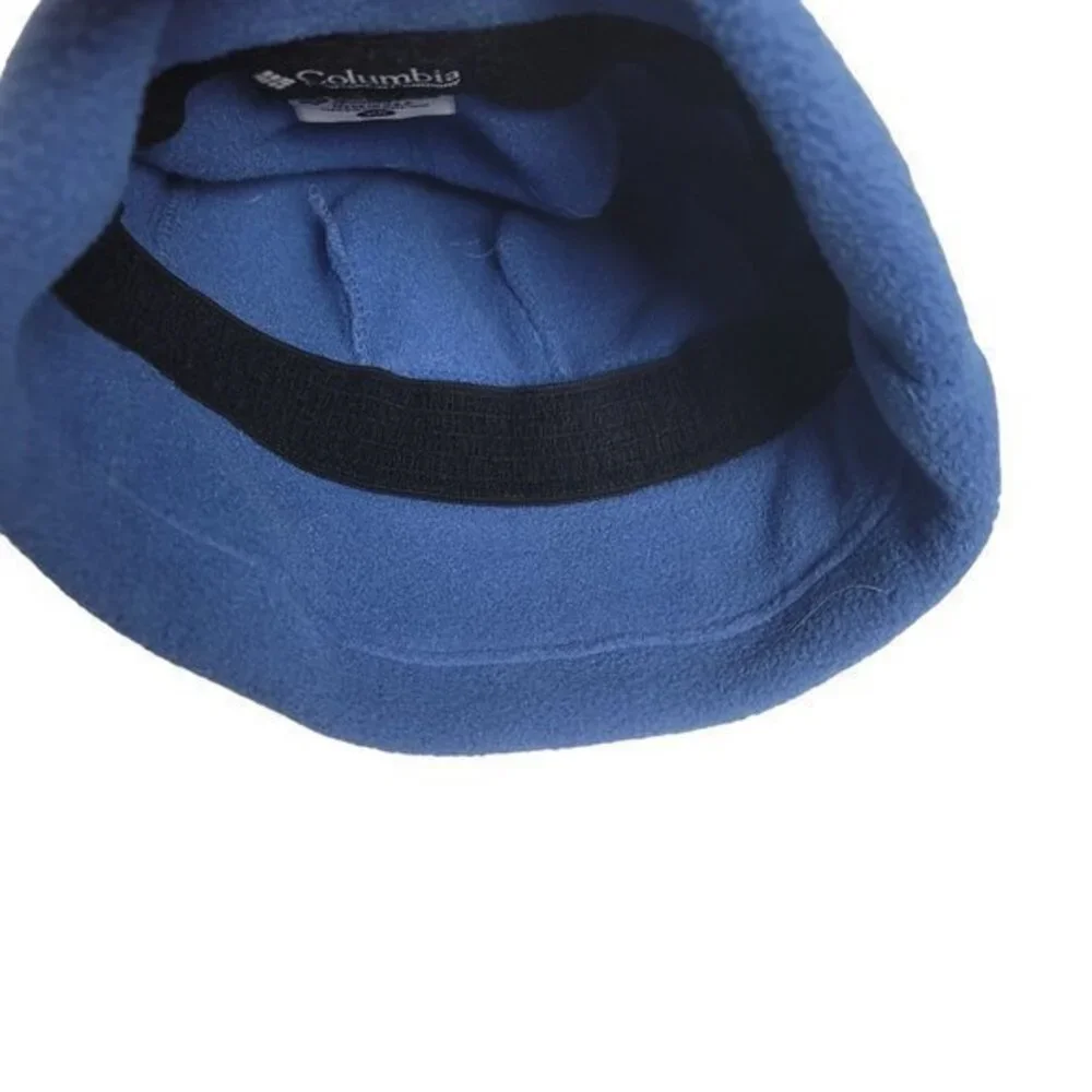Vtg Columbia Size Small / Medium Blue Beanie Made in USA